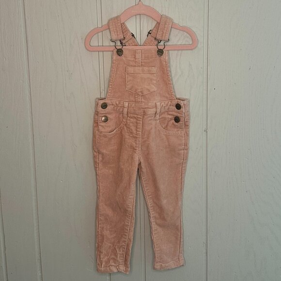 Jamie Kay Pink Corduroy Overalls (6–12M) - Picture 1 of 2